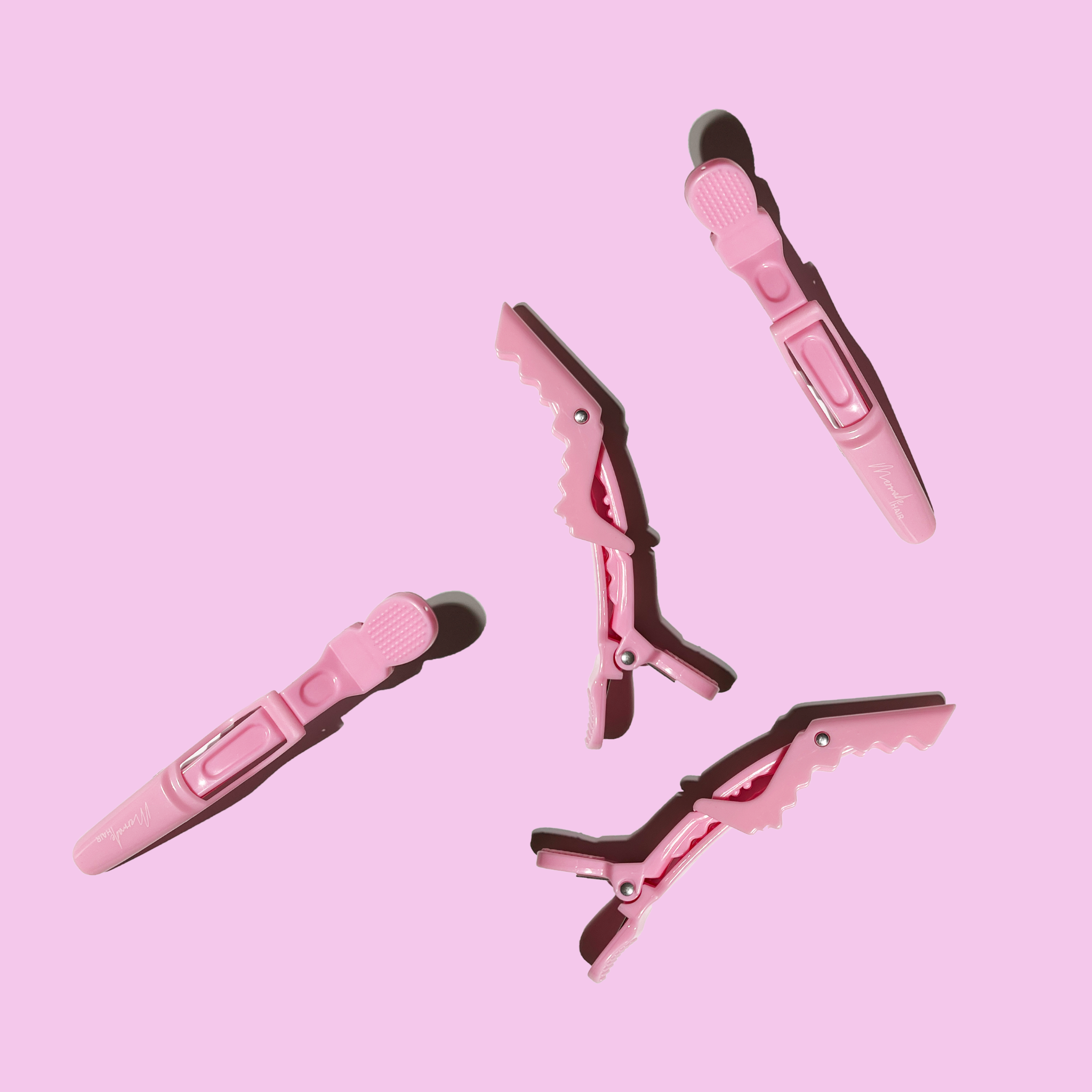 Mermade Hair Grip Clips in Signature Pink