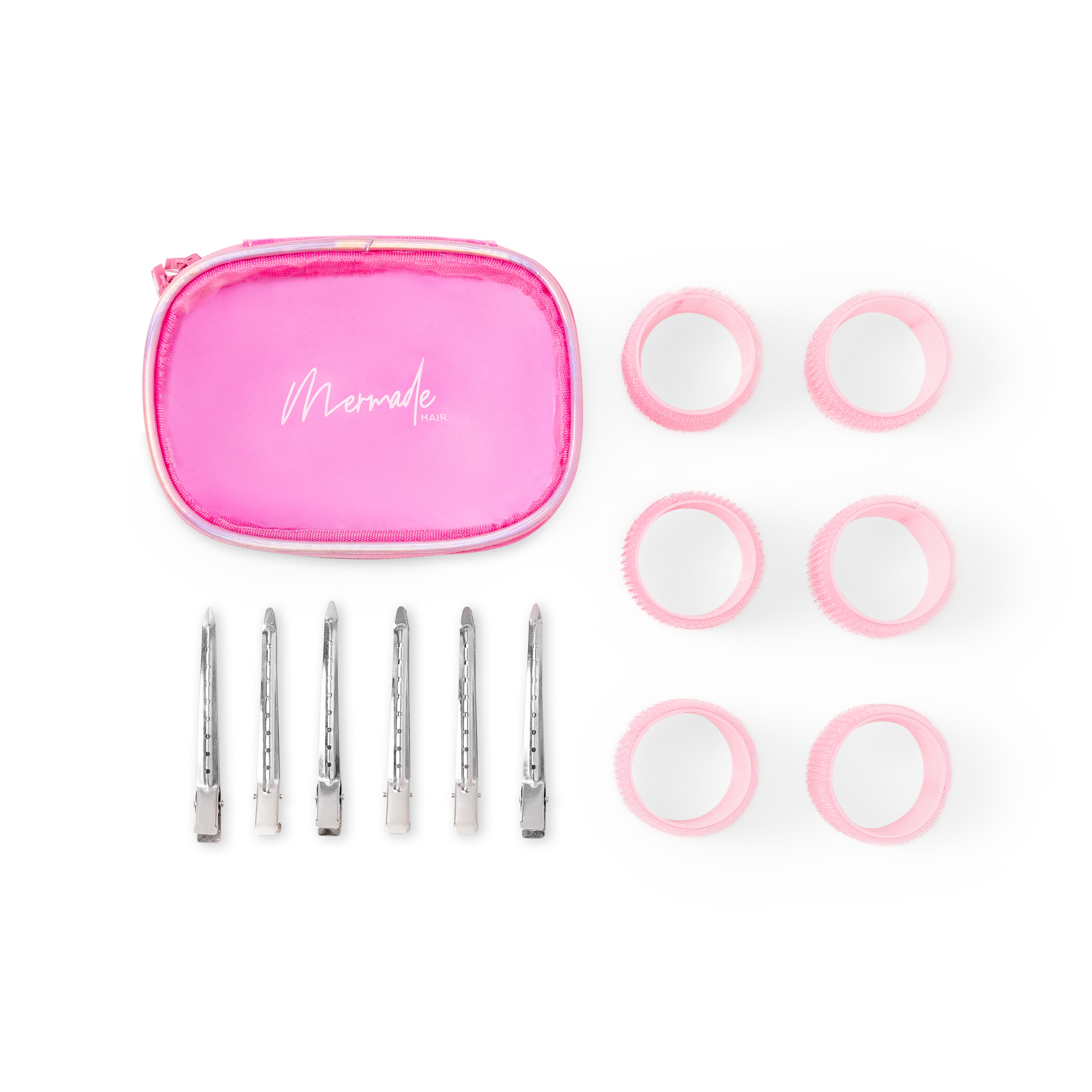 Mermade Hair Velcro Roller Kit + Clips