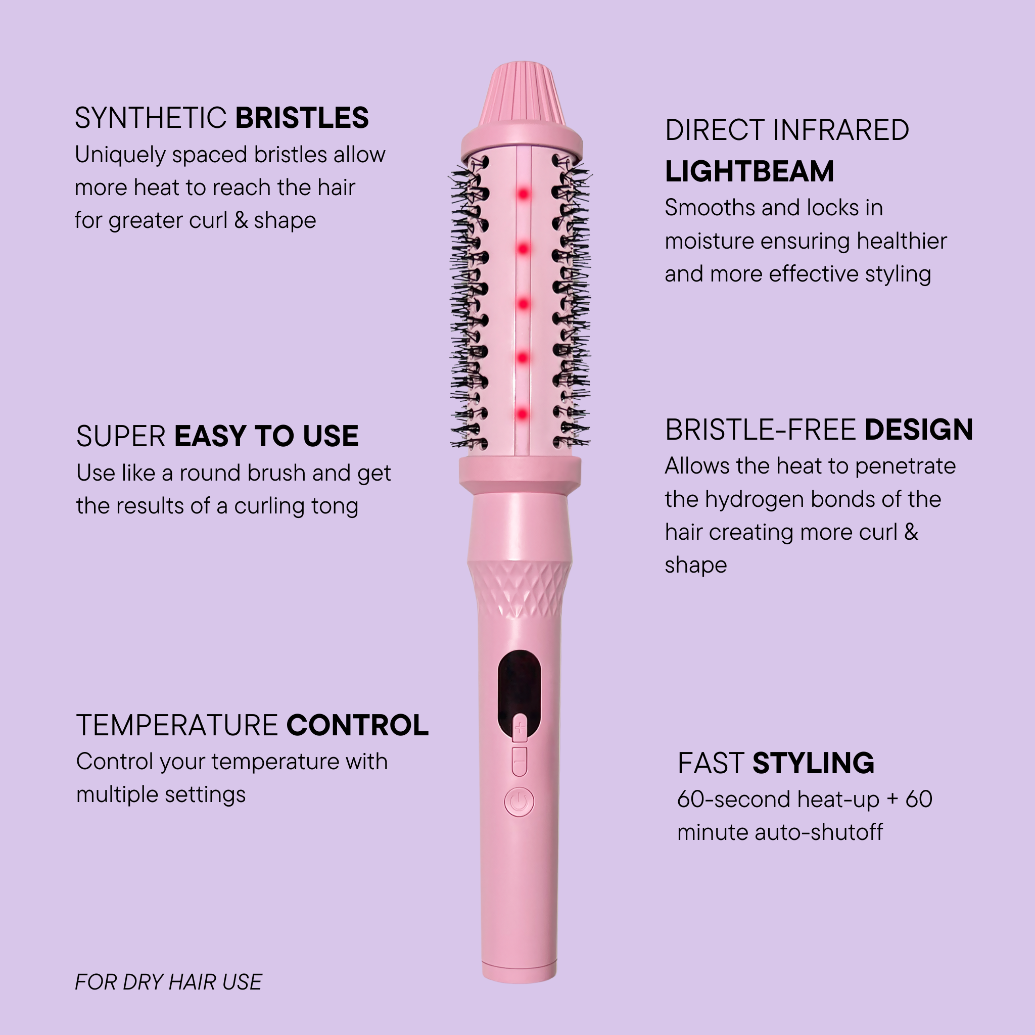 Features and benefits of the Infrared Thermal Brush