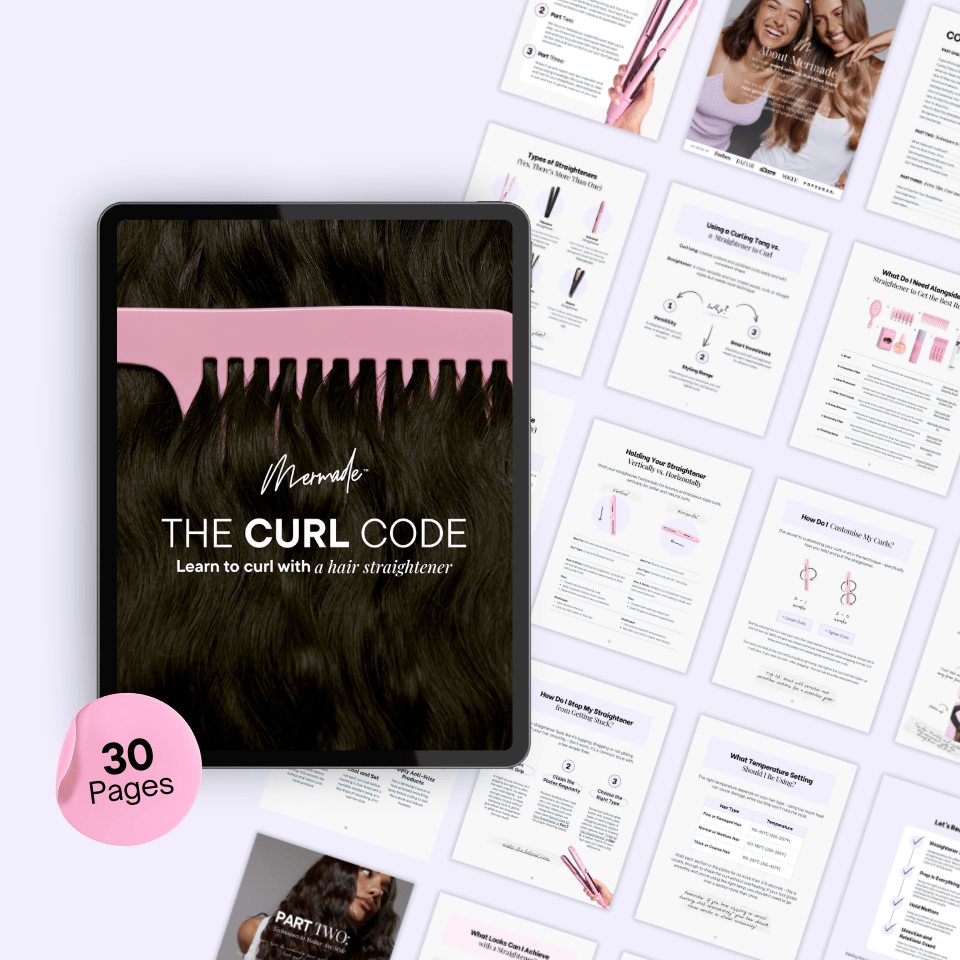 E-book: Learn to Curl with a Straightener