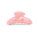 Mermade Hair Pink Claw Clip Front