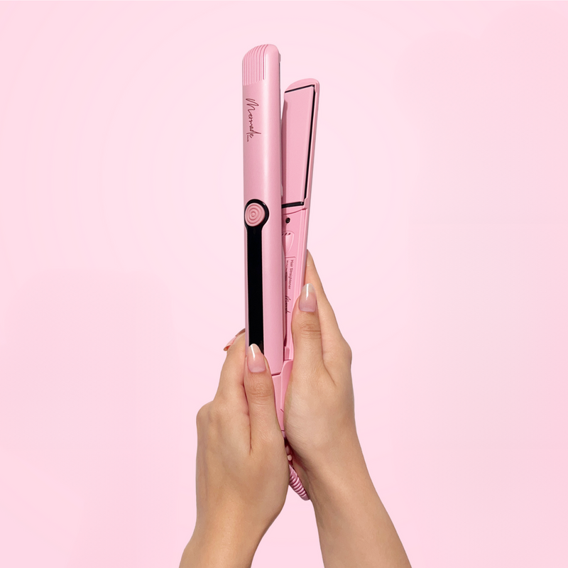 Light pink hair straightener best sale