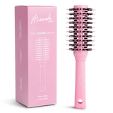 Mermade Hair Round Midi Brush in Pink - Flatlay with Box