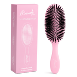 Mermade Hair Pink Styling Brush flatlay with box