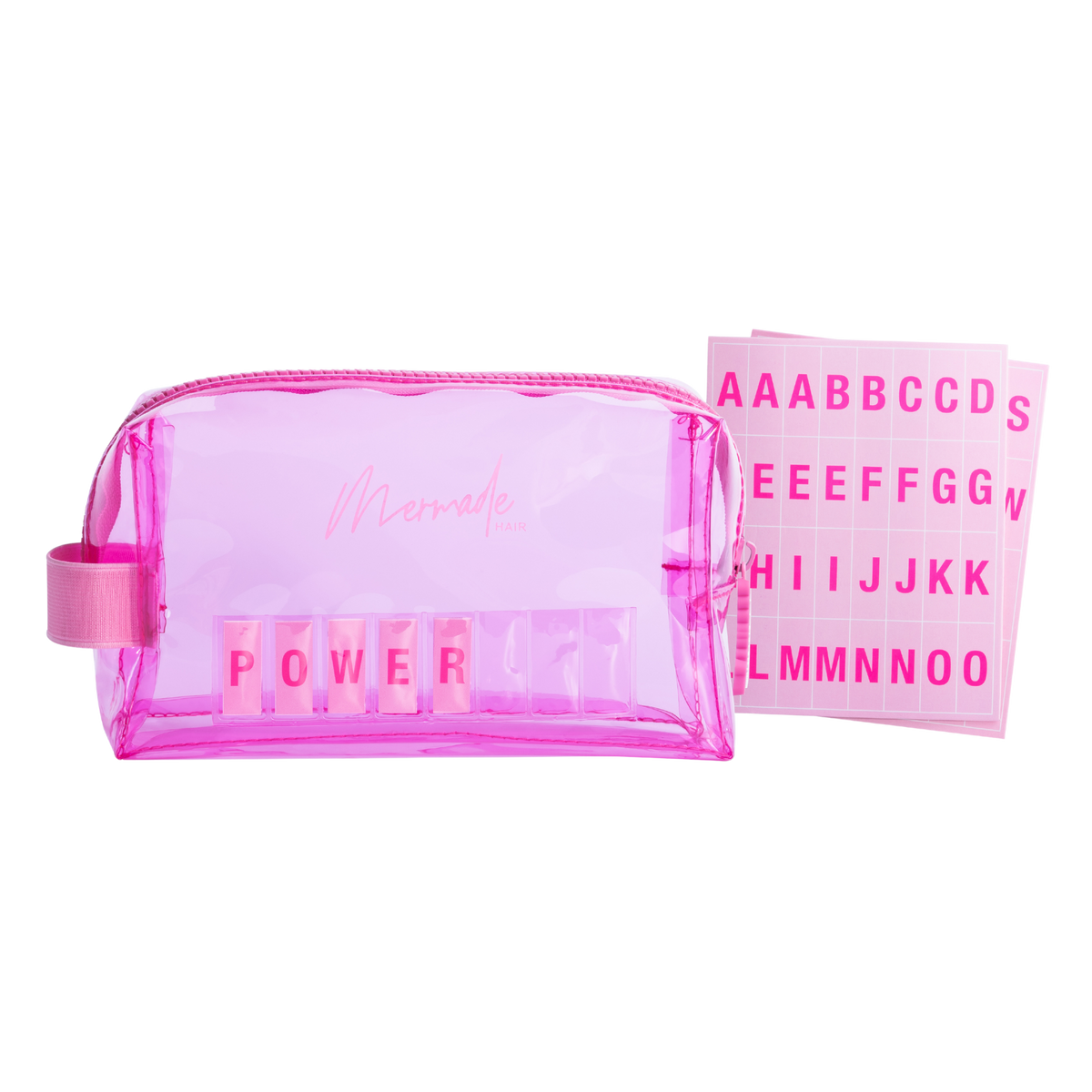 Pink transparent bag sales