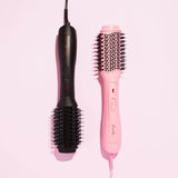 Mermade Hair Blow Dry Brush in Pink and Black